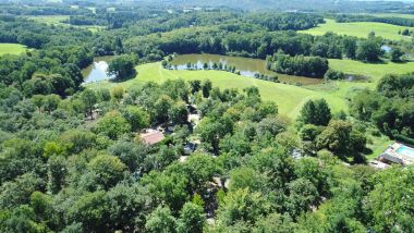 Ponds in the natural setting of the Green Perigord