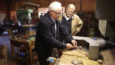 François kan uitleggen en voor doen... Couteau le Périgord