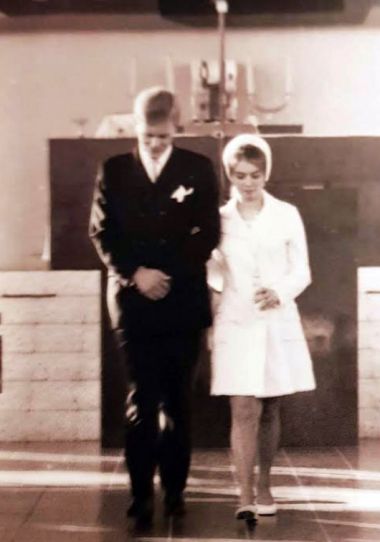 03 octobre 1969, le mariage avec Ineke