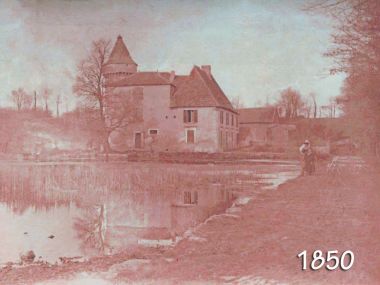 Château le Verdoyer Dordogne vers 1850