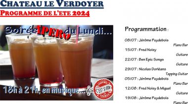 Concert Apéro Apéritif Lundi