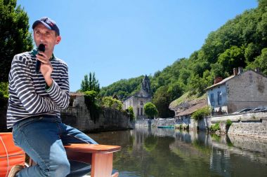 Brantôme les Croisières electrische boot Périgord Dronne