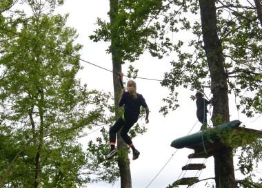 Accrobranche Adventure park boomklimmen Nontron Périgord Vert