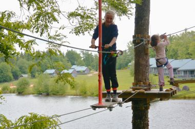 Accrobranche Adventure park boomklimmen Nontron Périgord Vert