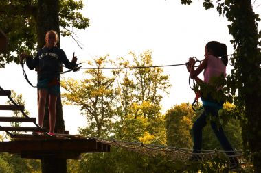 Accrobranche tree climbing Nontron Périgord Vert