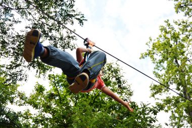 Accrobranche tree climbing Nontron Périgord Vert