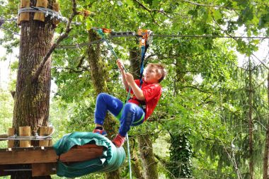 Accrobranche Adventure park boomklimmen Nontron Périgord Vert