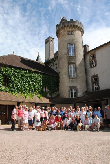 Photo souvenir de groupe en Périgord Vert