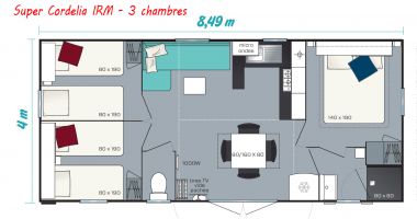 Mobile Home 3 chambres IRM