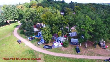 emplacements sanitaires individuels Camping