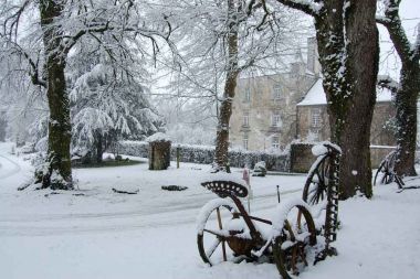 Sous la neige, Périgord vert ou blanc ? camping saisons