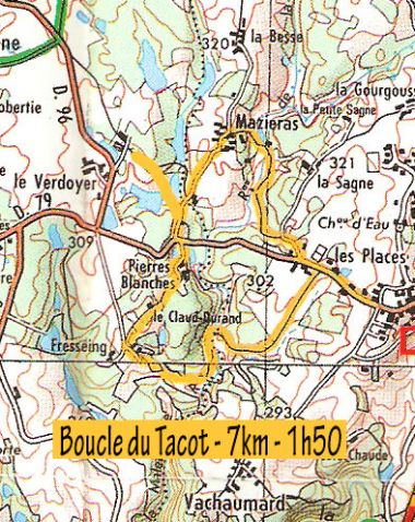 Boucle du Tacot, Saint Saud Champs Romain, Dordogne