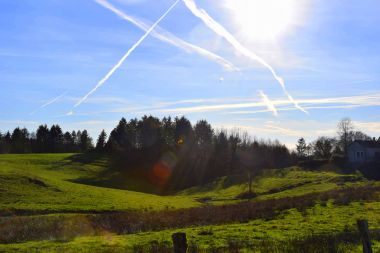 prachtige groene Perigord landschap