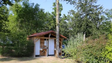 Home made private bathroom