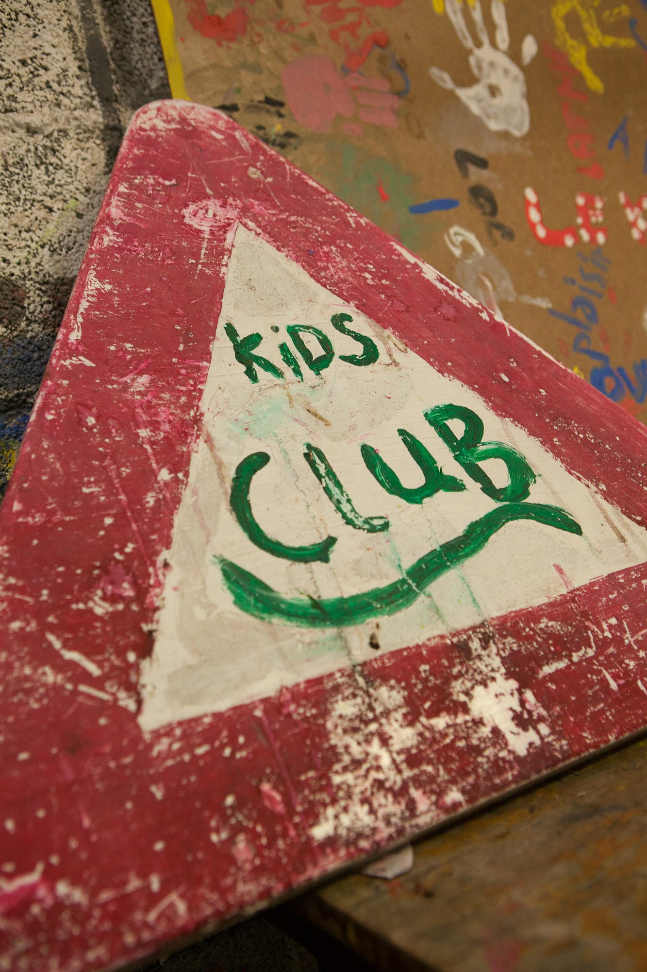 Panneau ""Kids Club"", club enfants du Camping Château le Verdoyer